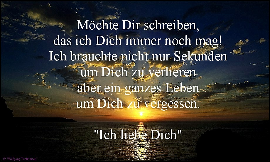 Dich ich liebe was abgöttisch bedeutet Ich lieb